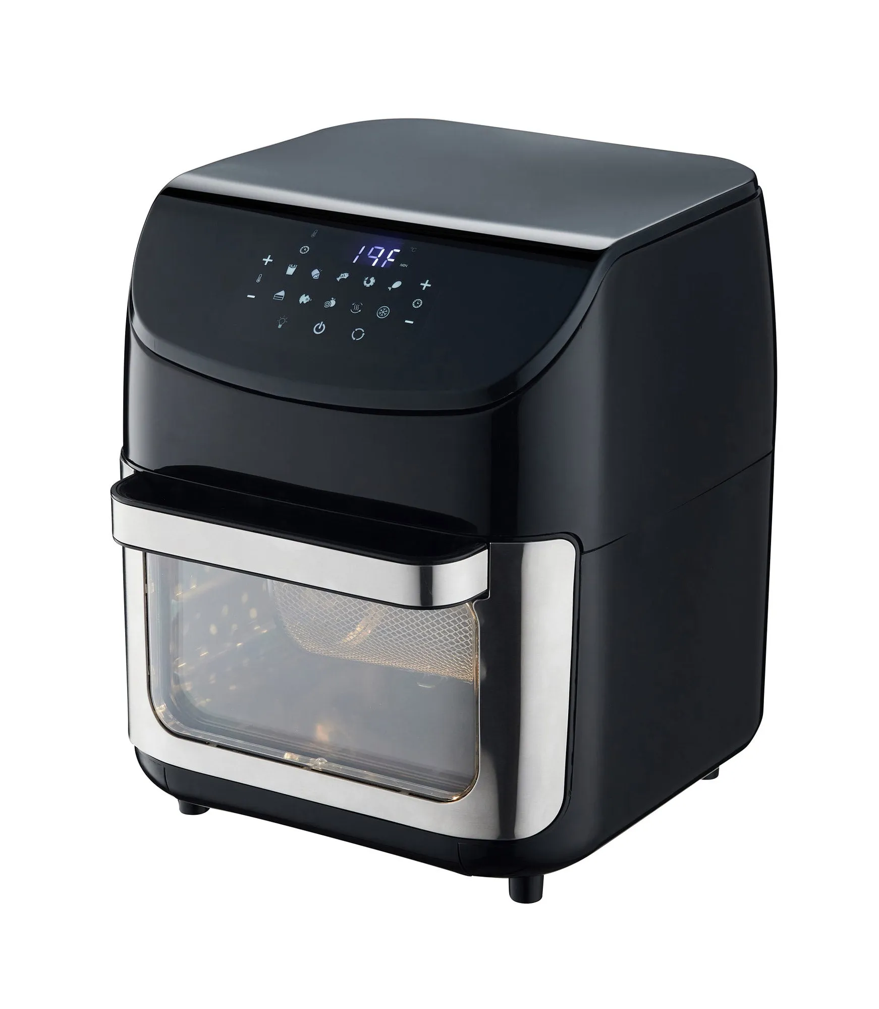 12L Digital Air Fryer Oven w/ 200C, 7 Cooking Settings & Rotisserie Function