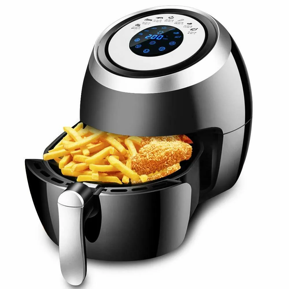 1500W 5-Quart Air Fryer with LCD Touch Screen