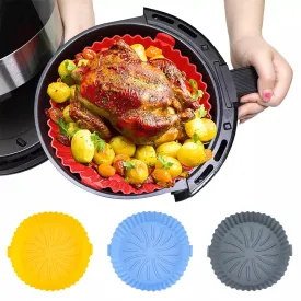 16cm Air Fryer Silicone Plate With Handle