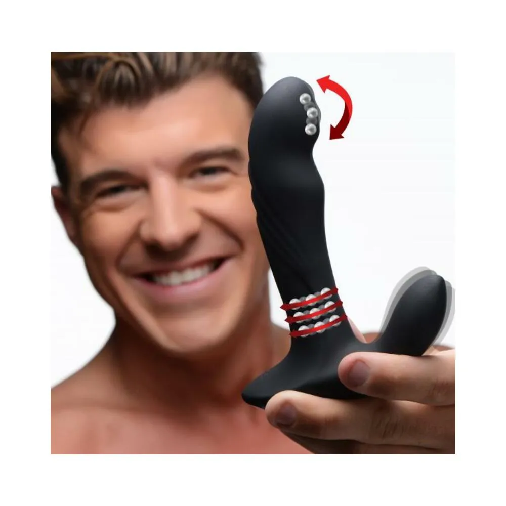 17X P-Trigasm 3 in 1 Silicone Prostate Stimulator Black