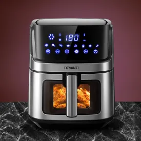 6.5L Air Fryer LCD Touch, 1700W, Non-Stick, Devanti