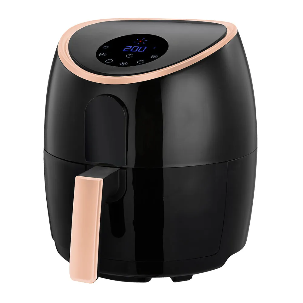 7.1L Digital Air Fryer Kitchen Appliances (Black/Rose Gold)