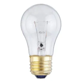 A15 40 Watt Medium Base Clear Incandescent Appliance Lamp