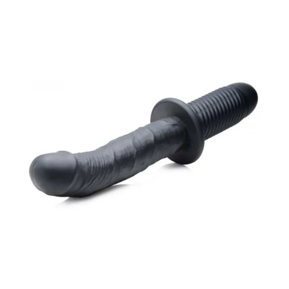 Ass Thumpers The Large Realistic 10X Vibrator With Handle