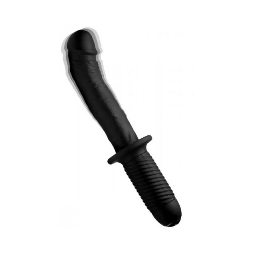 Ass Thumpers The Large Realistic 10X Vibrator With Handle