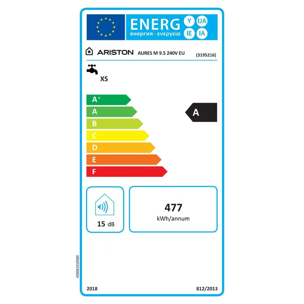 Aures 9.5kw Instantaneous Multi Point Water Heater (3195216)