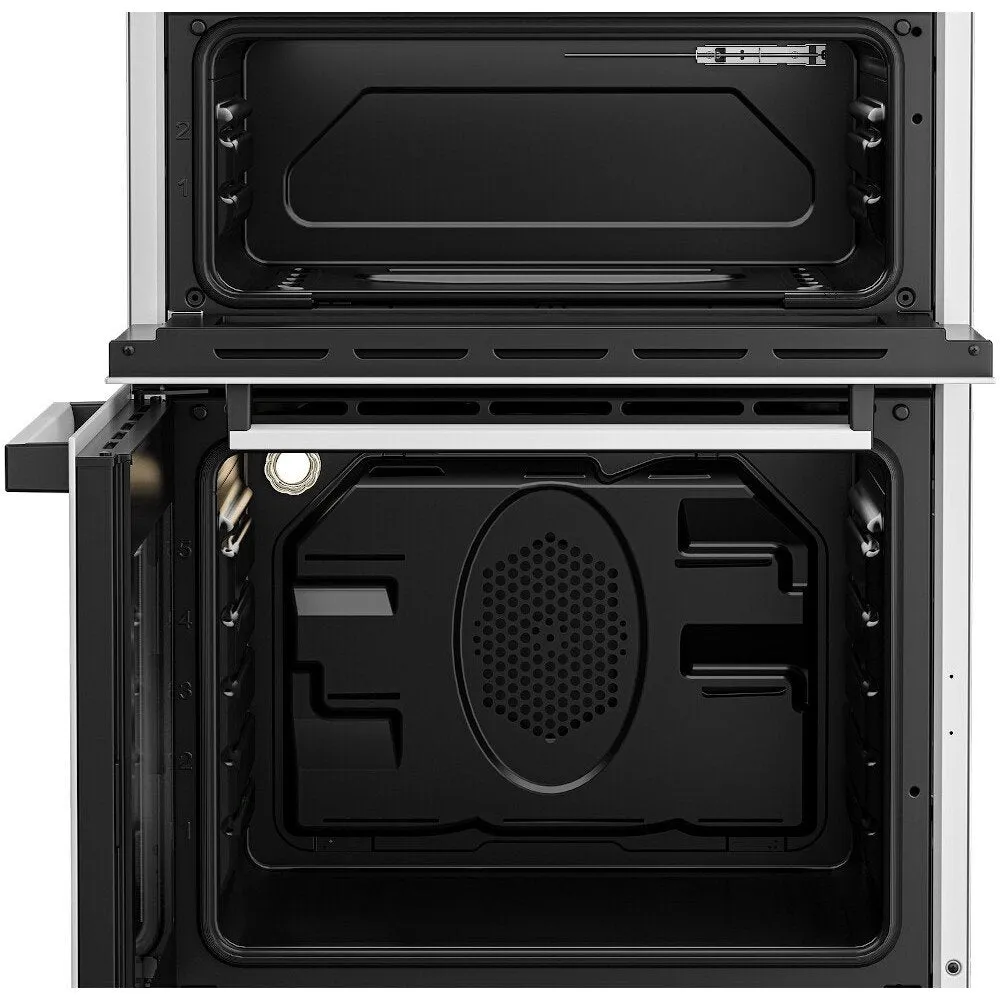 Beko EDC634W 60cm Double Oven Electric Cooker with Ceramic Hob - White