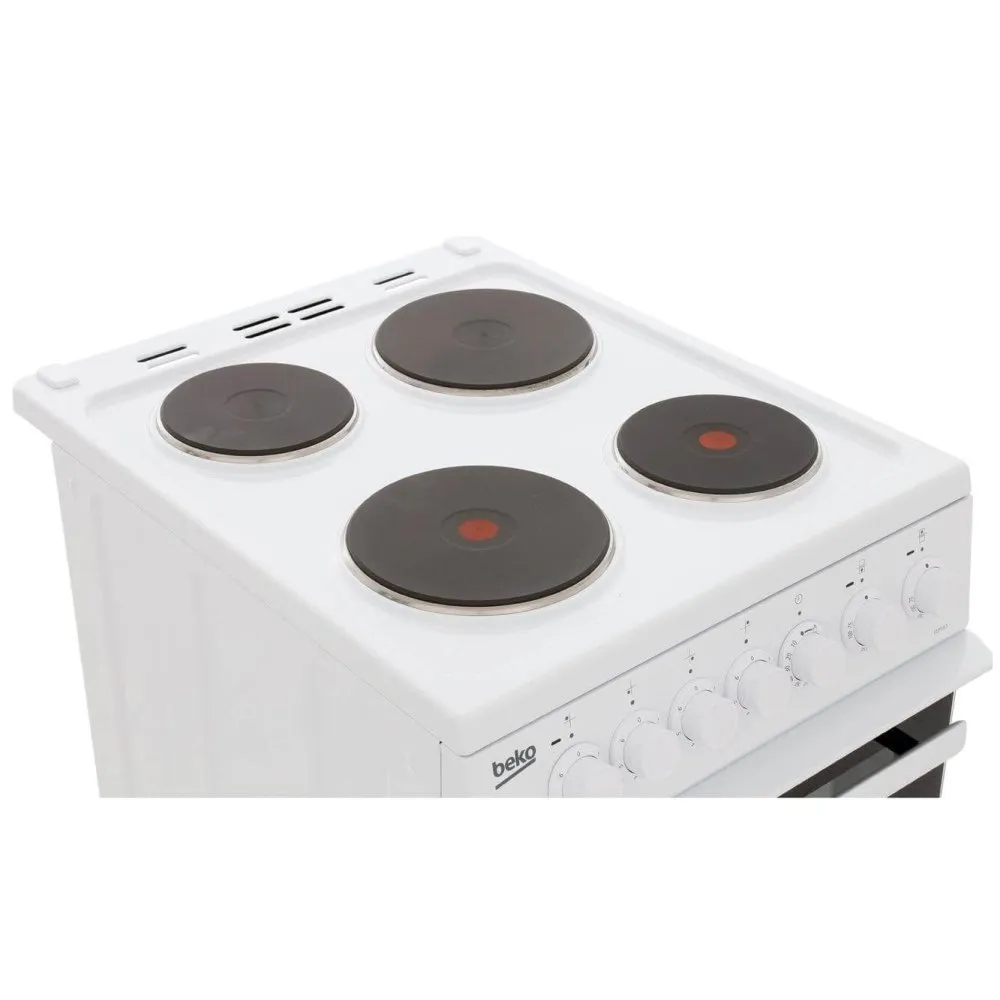 Beko EDP503W 50cm Electric Double Oven with Grill Cooker  White