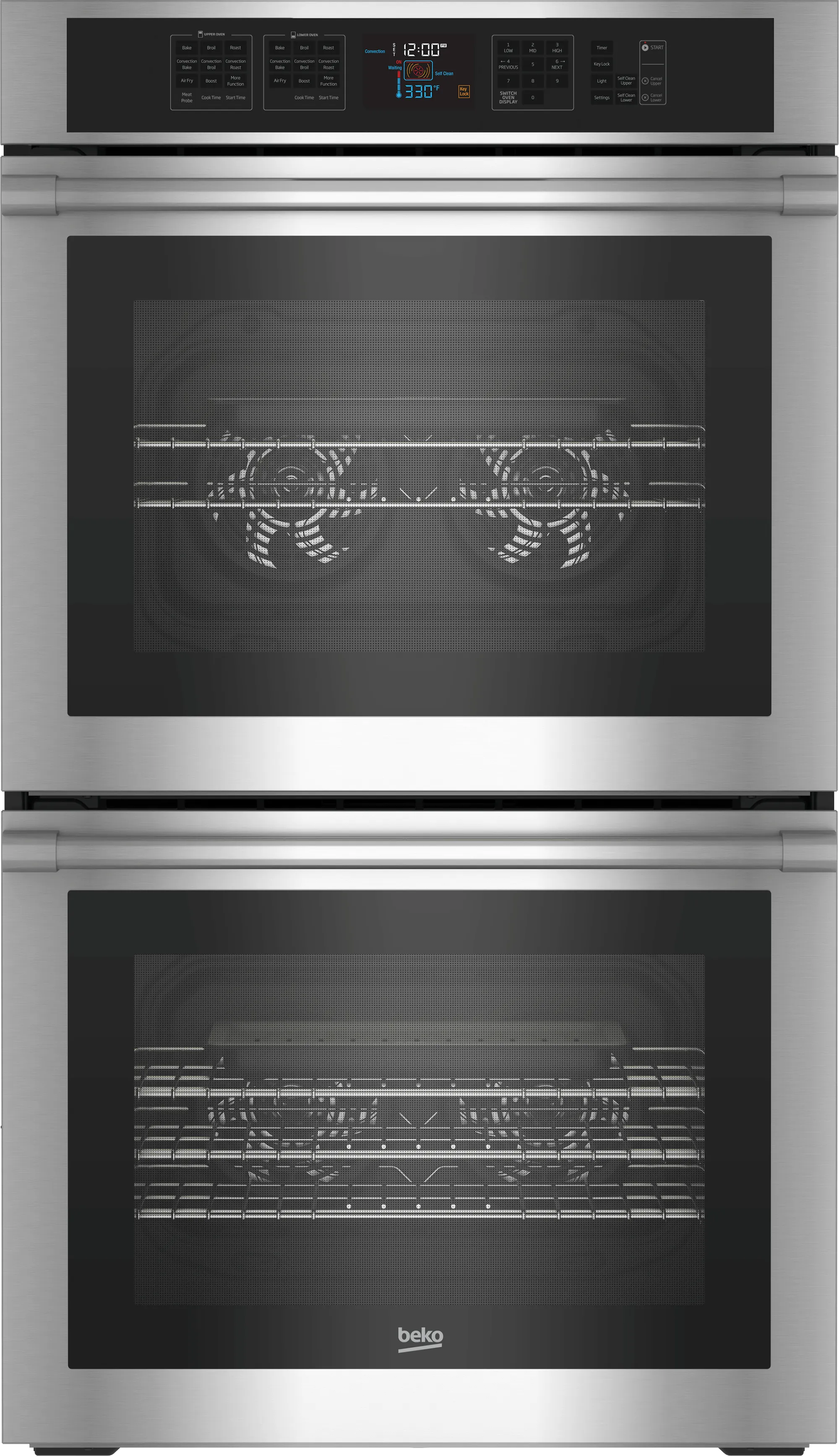 Beko WOD30100SS 30" Stainless Steel Double Wall Oven