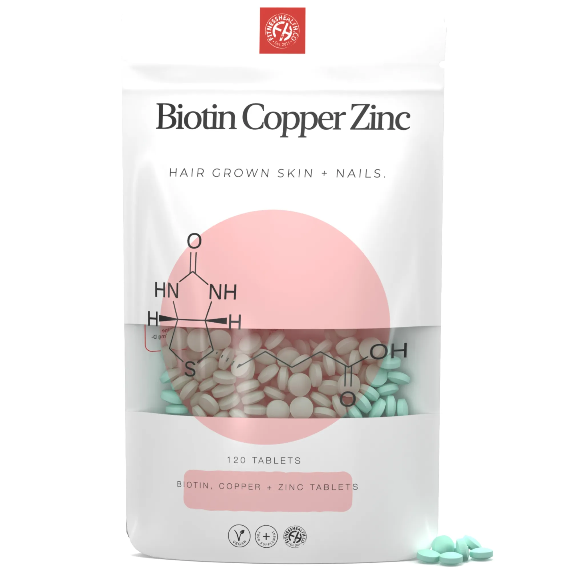 Biotin, Copper & Zinc Tablets