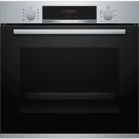 Bosch HBS573BS0B 59.4cm Built-in Electric Single Oven with 3D Hot Air Stainless Steel