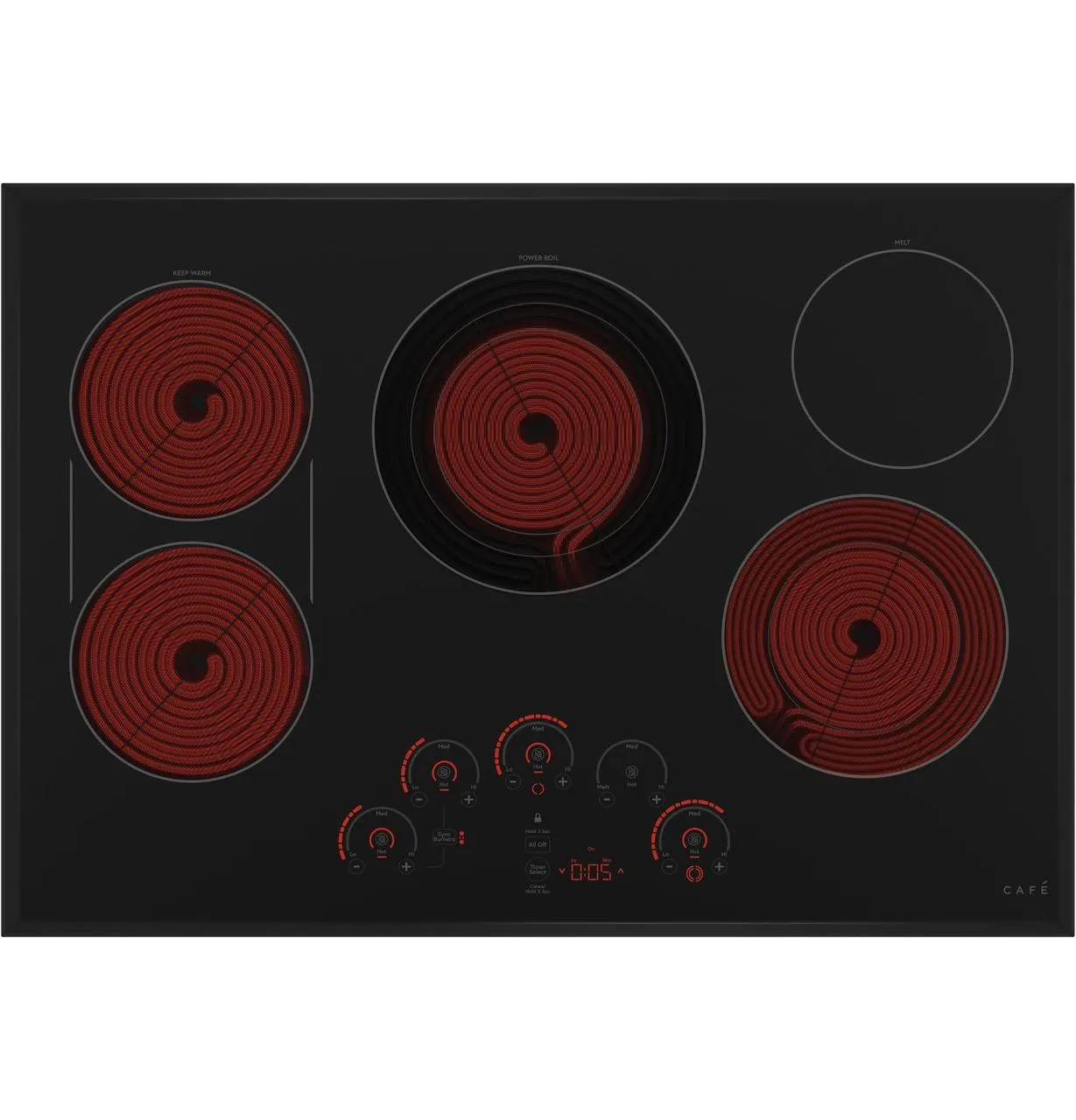 Caf(eback)™ 30" Touch-Control Electric Cooktop