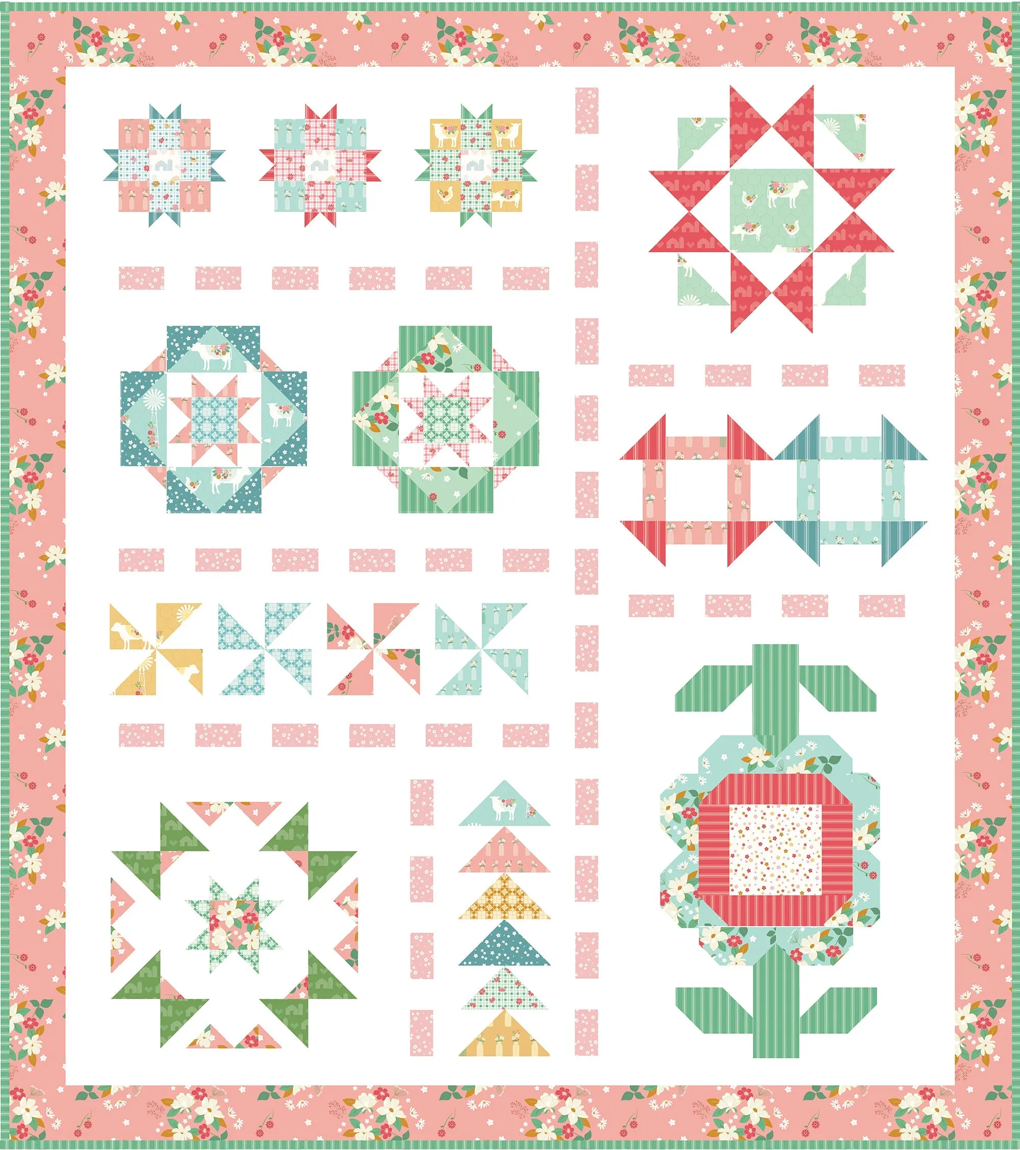 Country Fair Quilt PDF Pattern