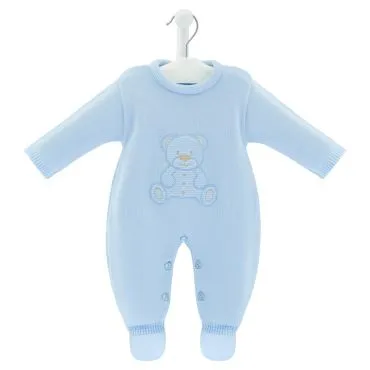 Dandelion Teddy Knitted Suit Blue