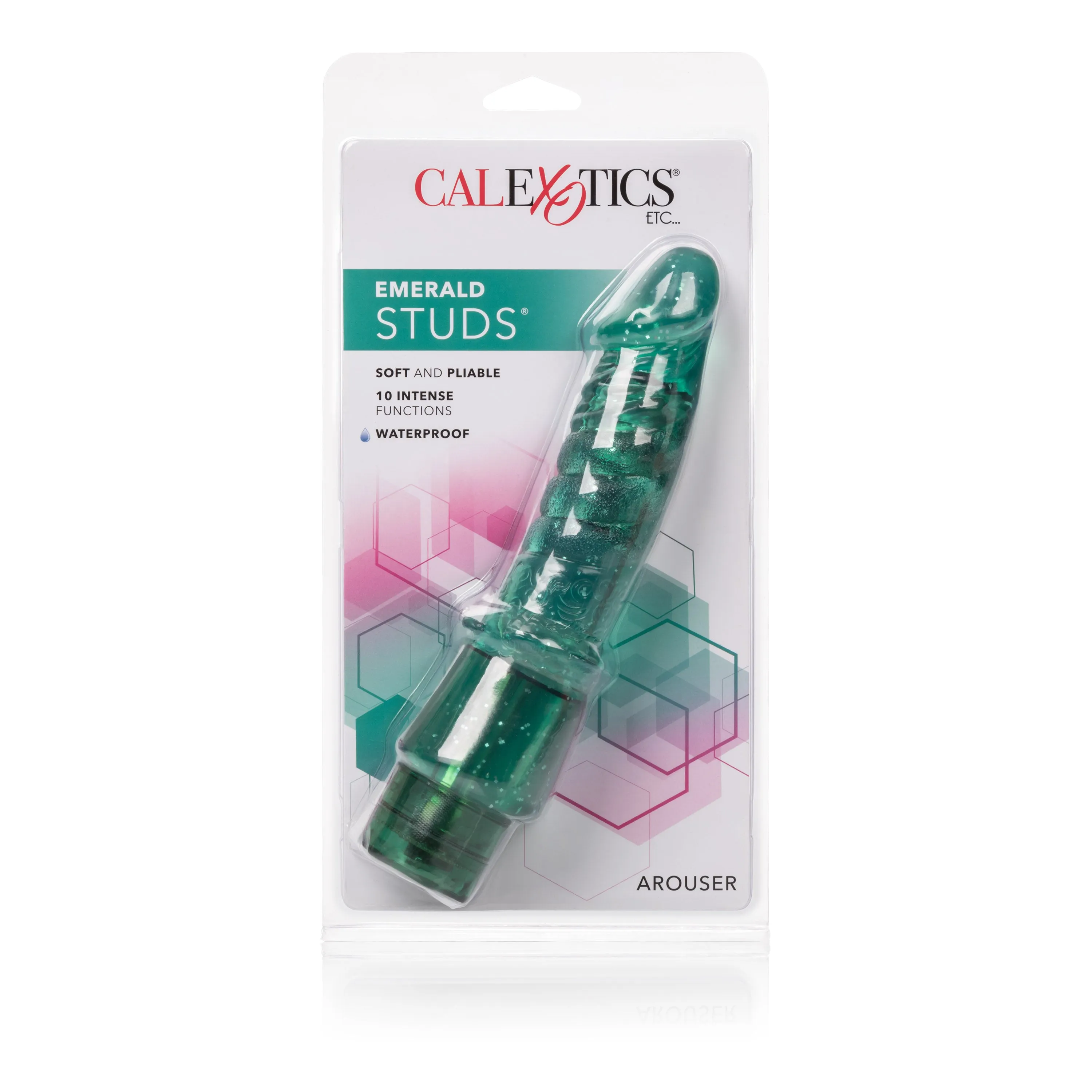 Emerald Studs Vibrator: 10 Vibration Modes, Waterproof Fun!