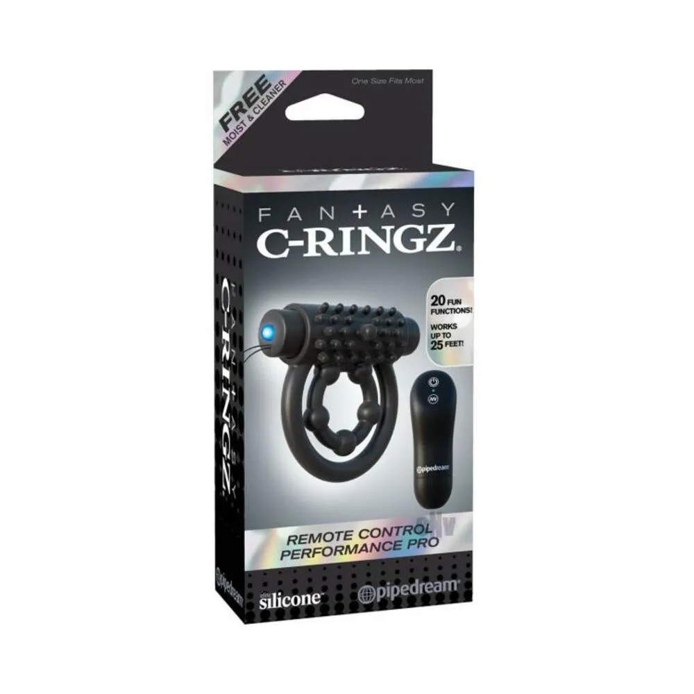 Fantasy C-Ringz Remote Control Performance Pro Black