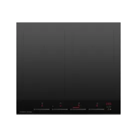 Fisher   Paykel CI604DTB4 Induction Hob with 4 Zones, SmartZone, Black Glass- 60cm Wide