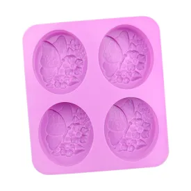 Flower & Butterfly Soap Mould