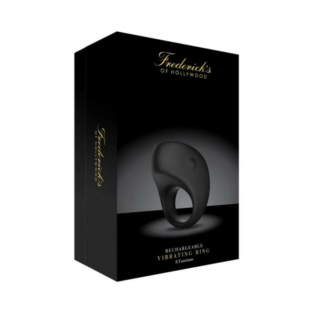 Frederick's of Hollywood Rechargeable Vibrating Ring Black