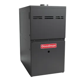 Goodman 60,000 BTU Gas Furnace 80% Efficiency 1200 CFM Single Stage Multi-speed ECM 17.5" Width Heater GM9S800603BN