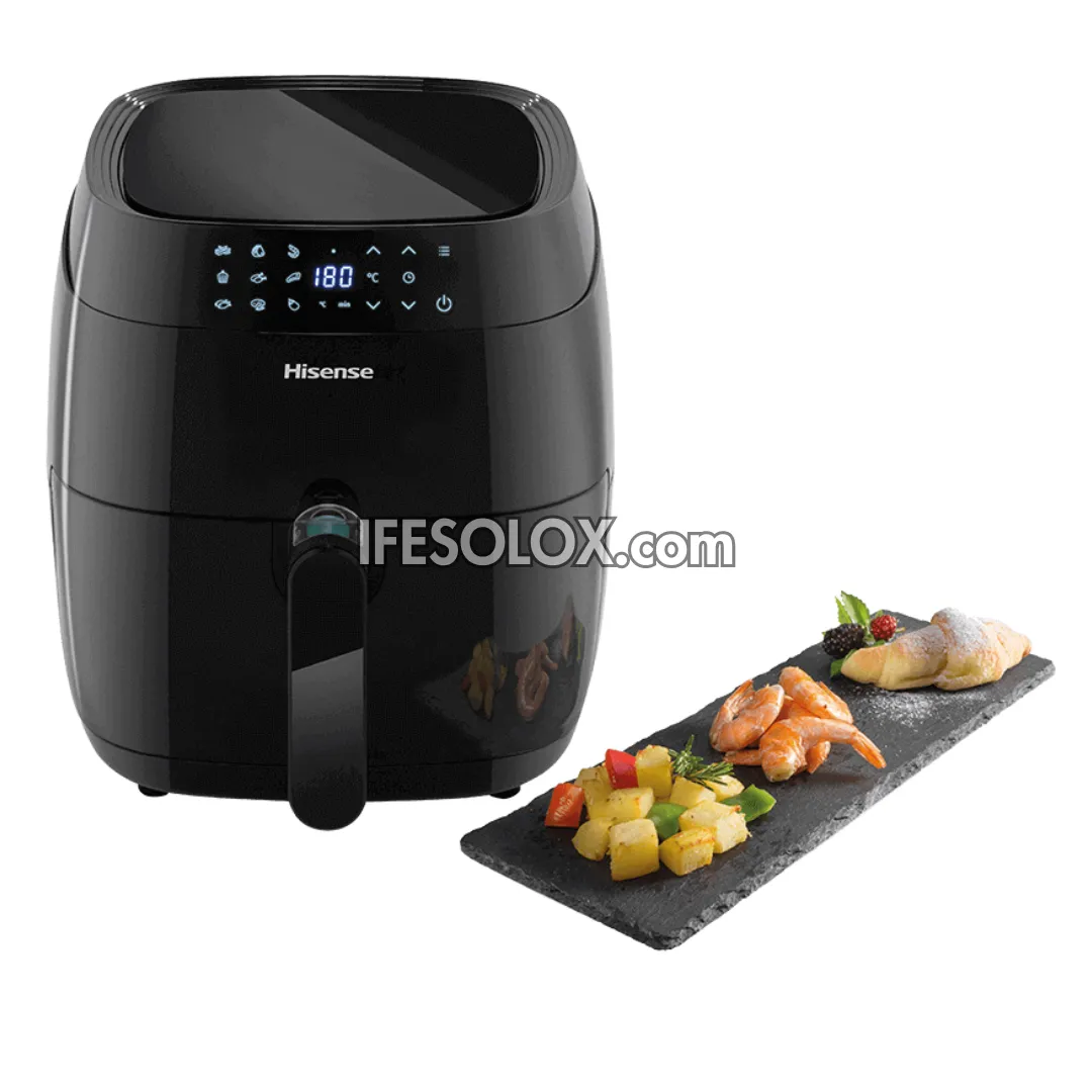 Hisense H04AfBK1S1 4.5Liter Air Fryer with 1400W and LED Control Panel - Brand New