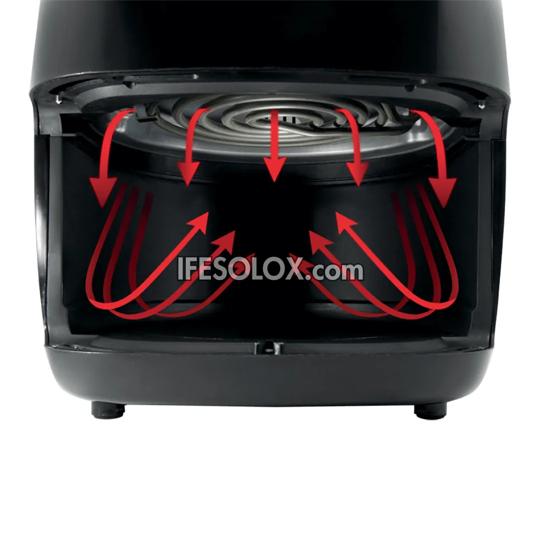 Hisense H04AfBK1S1 4.5Liter Air Fryer with 1400W and LED Control Panel - Brand New