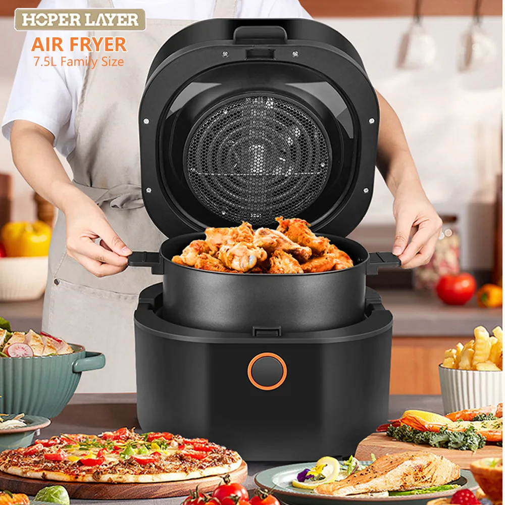 Hoper Layer Digital Air Fryer 1800W 7.5L KZ75