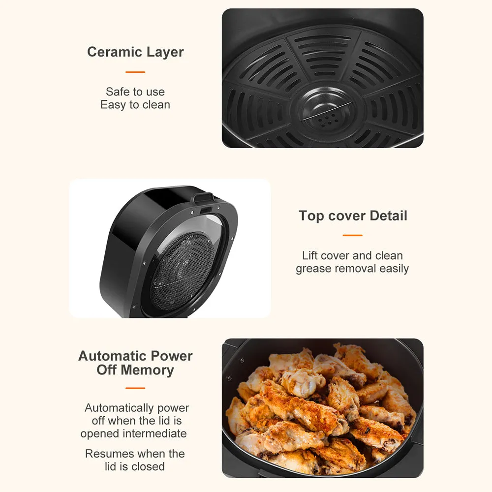 Hoper Layer Digital Air Fryer 1800W 7.5L KZ75