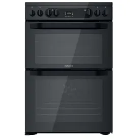 Hotpoint HDM67V92HCB 60cm Electric Cooker with Ceramic Hob - Black