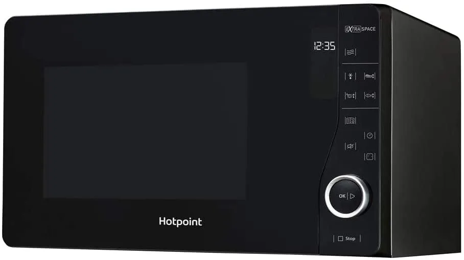 Hotpoint MWH2621MB Ultimate Collection 25L Flatbed Digital Microwave Oven - Black