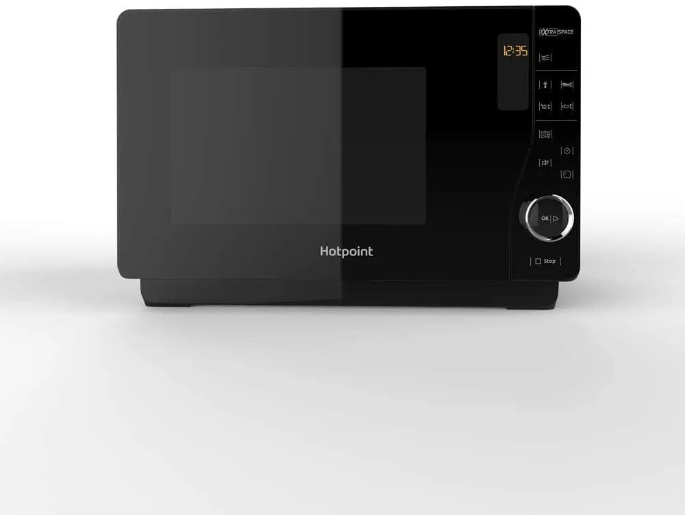 Hotpoint MWH2621MB Ultimate Collection 25L Flatbed Digital Microwave Oven - Black