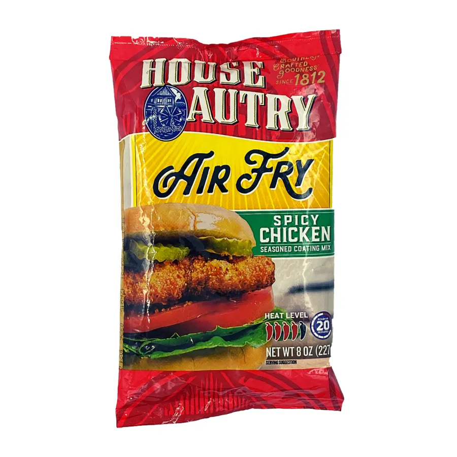 House Autry Air Fry Spicy Chicken Seasoned Coating Mix 8oz