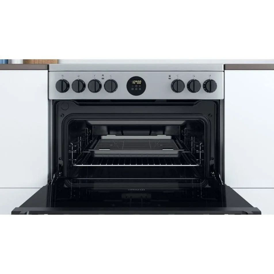 Indesit ID67V9HCX-UK 60cm Electric Cooker - Stainless Steel