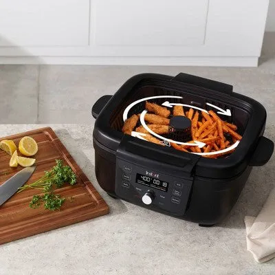 Instant Brands 6-in-1 Smokeless Indoor Grill & Air Fryer with OdorErase