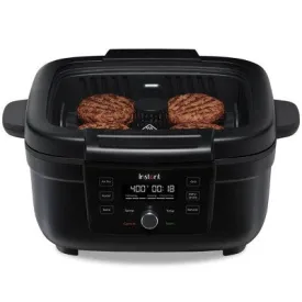 Instant Brands 6-in-1 Smokeless Indoor Grill & Air Fryer with OdorErase