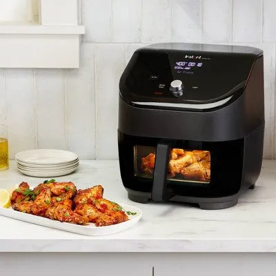 Instant Vortex Plus 6qt Air Fryer with ClearCook - Black