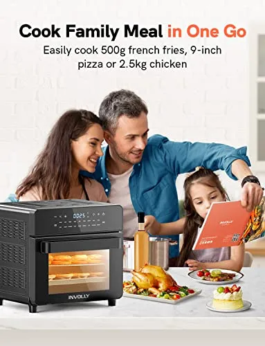 Versatile 18-in-1 Air Fryer Oven, 15L Capacity – Brand New by Involly