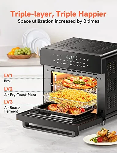 Versatile 18-in-1 Air Fryer Oven, 15L Capacity – Brand New by Involly