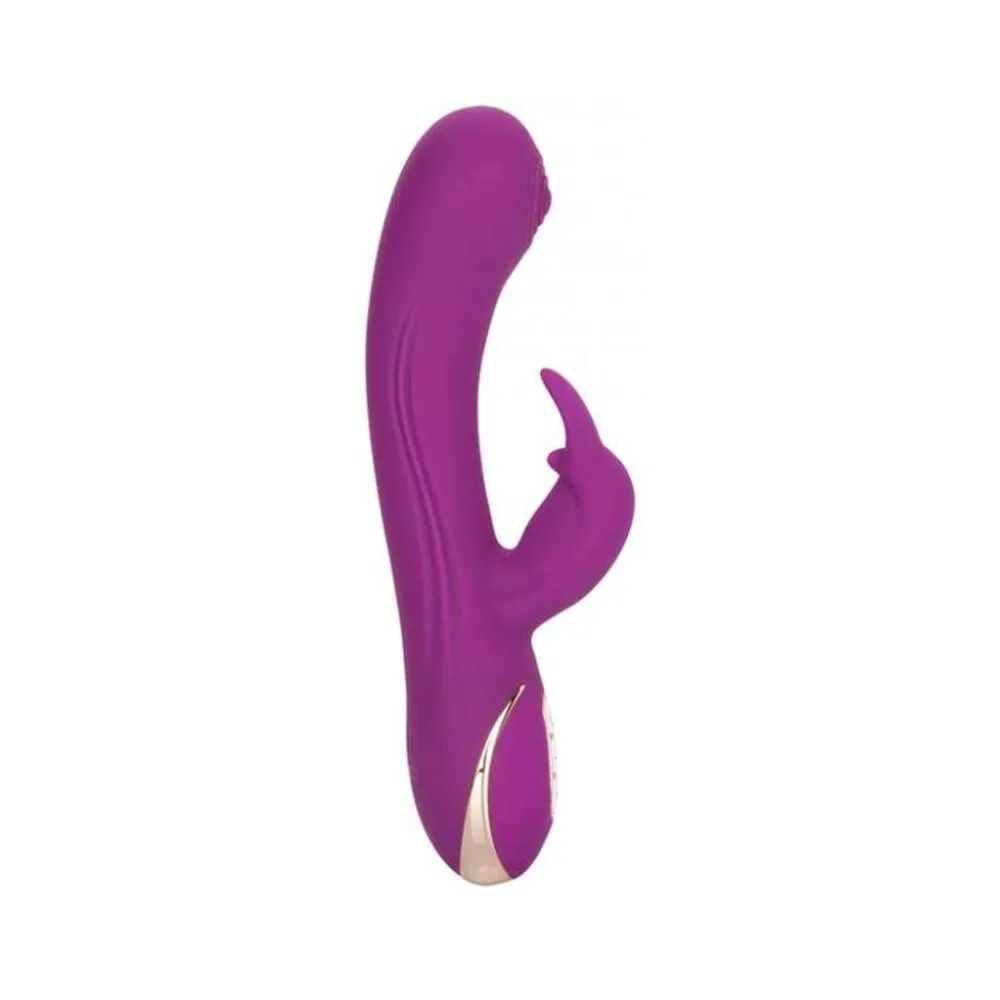 Jack Rabbit Silicone Thumping Rabbit Vibrator Purple