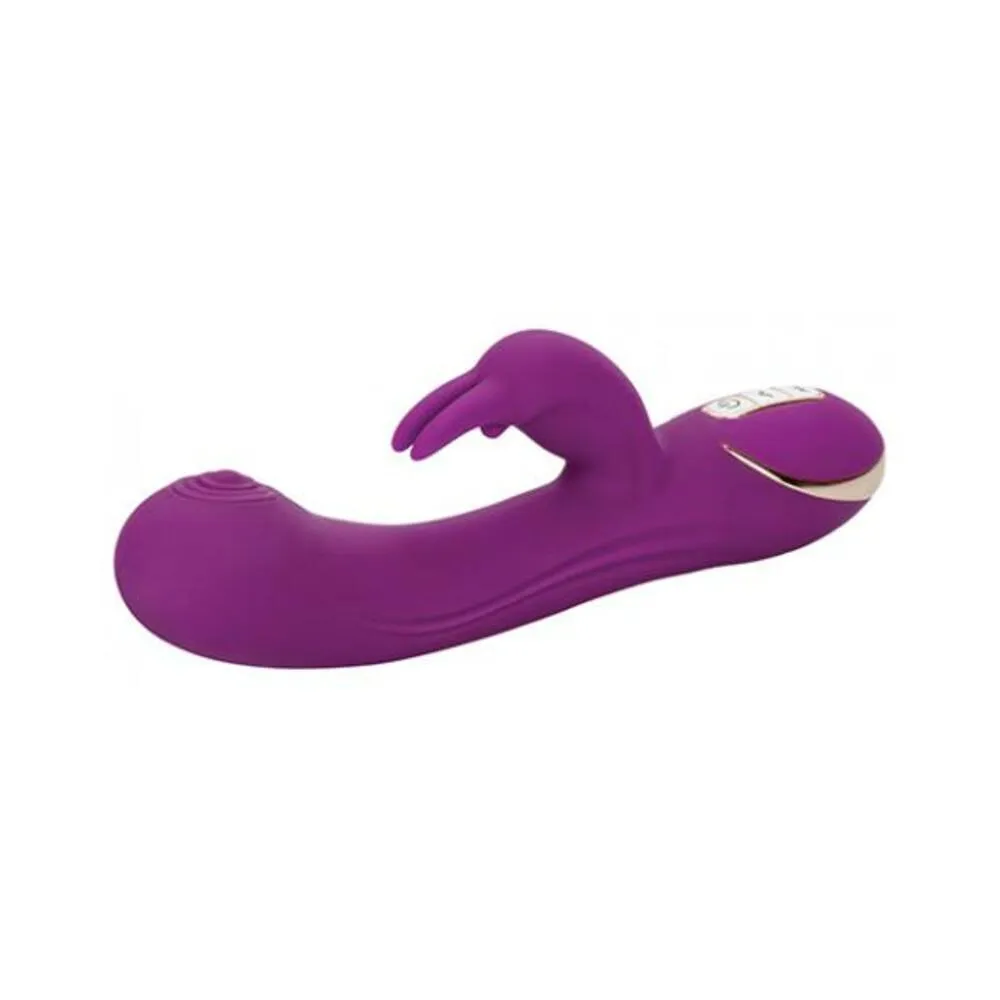 Jack Rabbit Silicone Thumping Rabbit Vibrator Purple