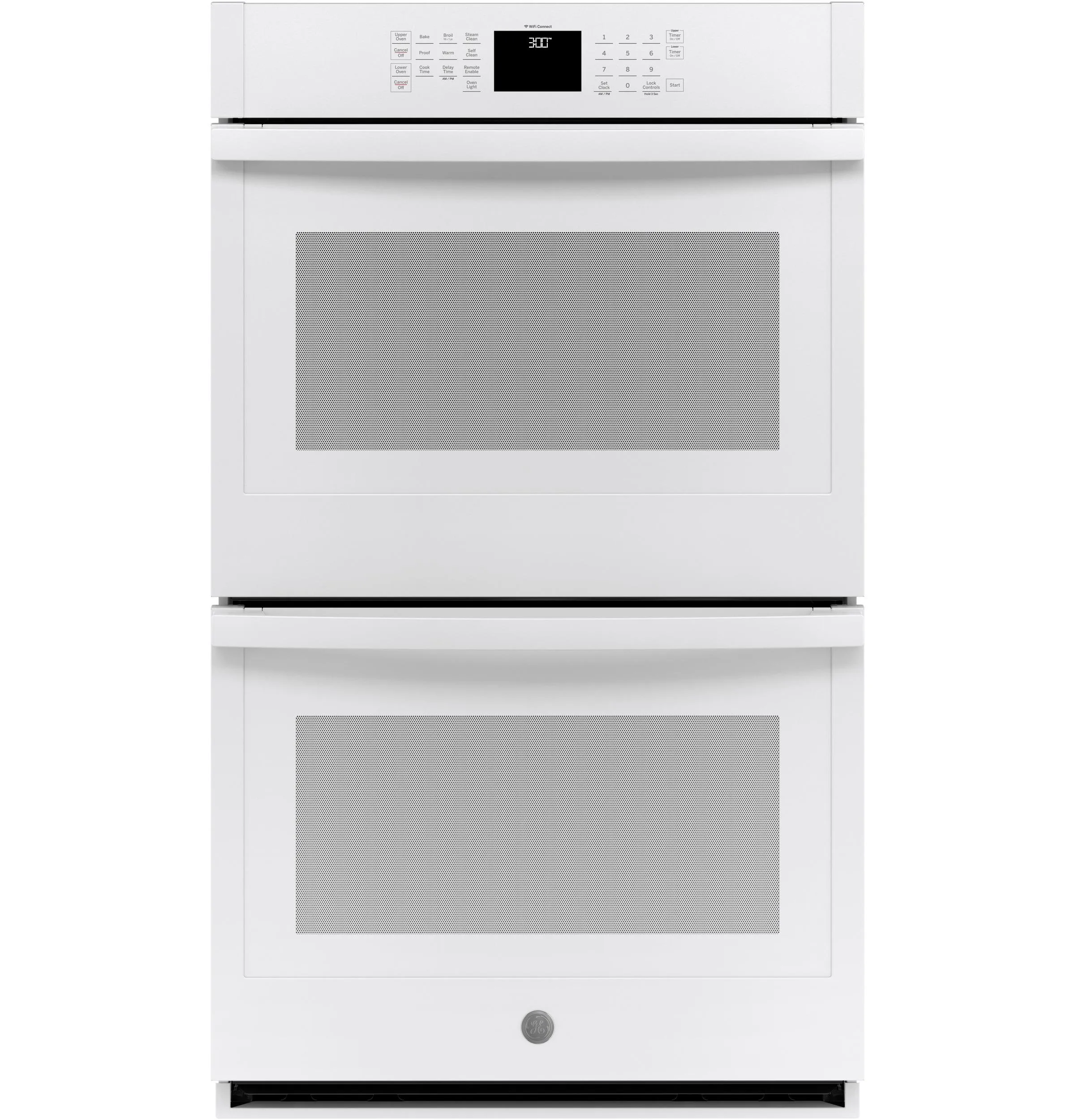 JTD3000DNWW GE® 30" Smart Built-In Self-Clean Double Wall Oven with Never-Scrub Racks