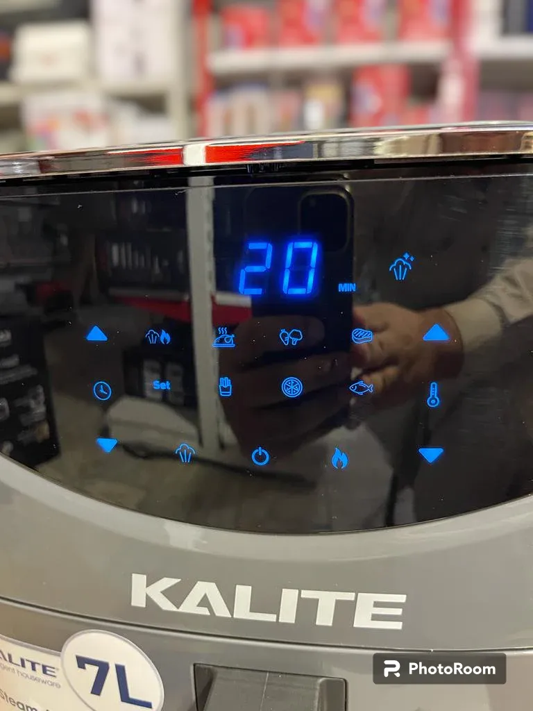 KALITE Digital Air Fryers with Steamer XXL 7L