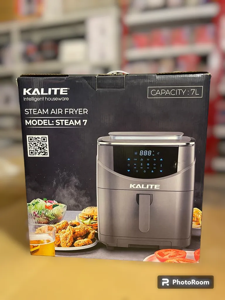 KALITE Digital Air Fryers with Steamer XXL 7L