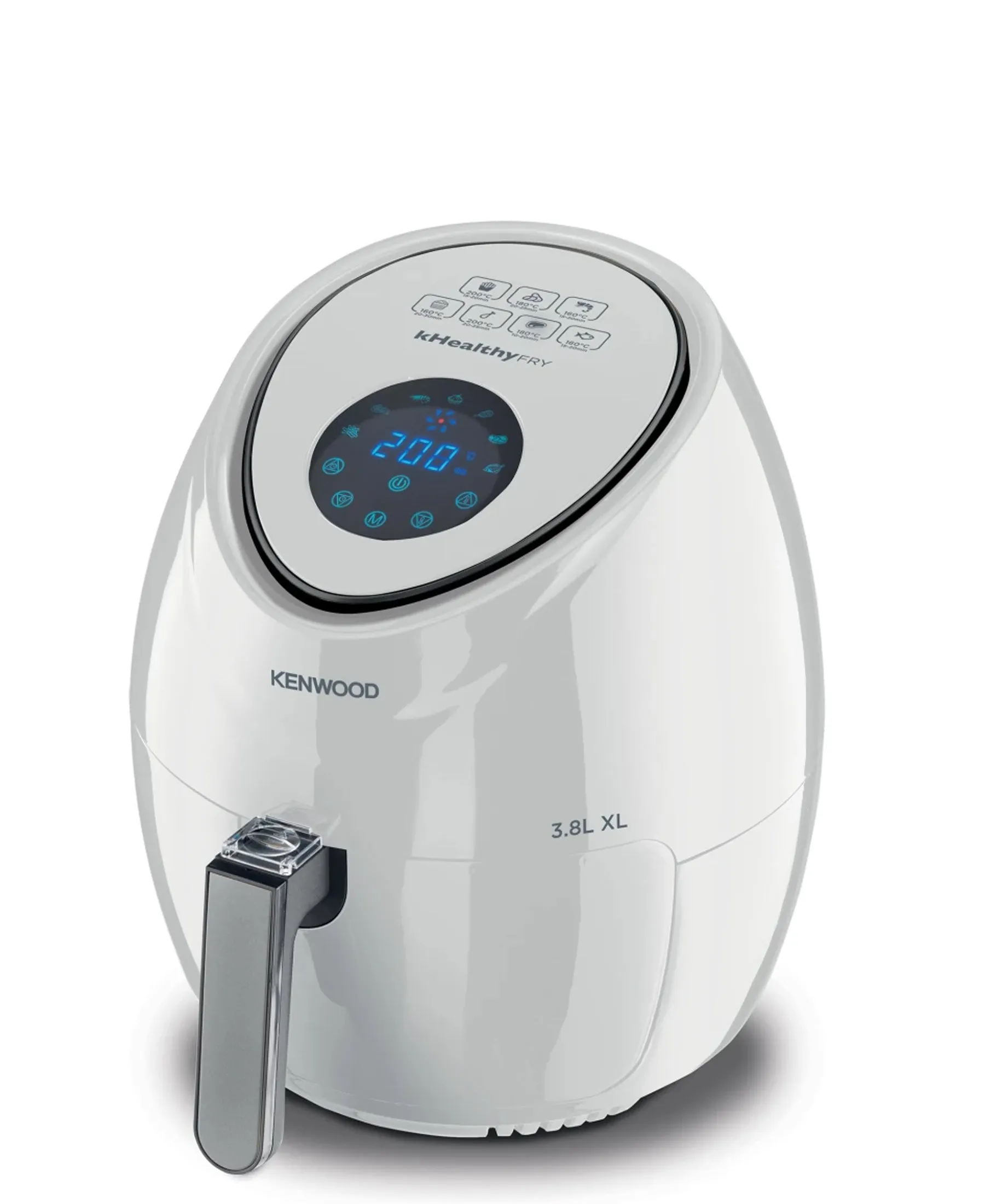 Kenwood 3,8L kHealthy XL Digital Air Fryer - White