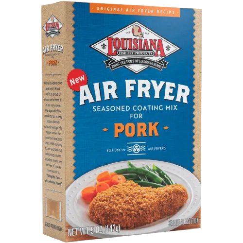 Louisiana Air Fryer Seasoned Pork Coating Mix 5oz