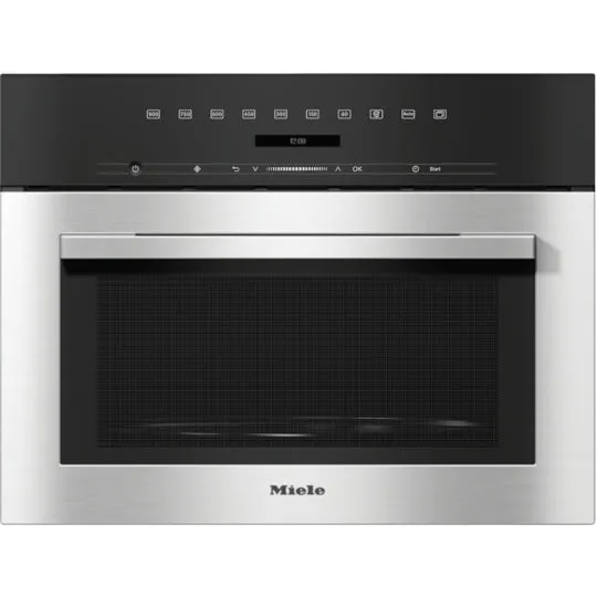 Miele M7140TC 46 Litre Built-In Microwave Oven, 900W, DirectSensor S, 59.5cm Wide - Stainless Steel/CleanSteel