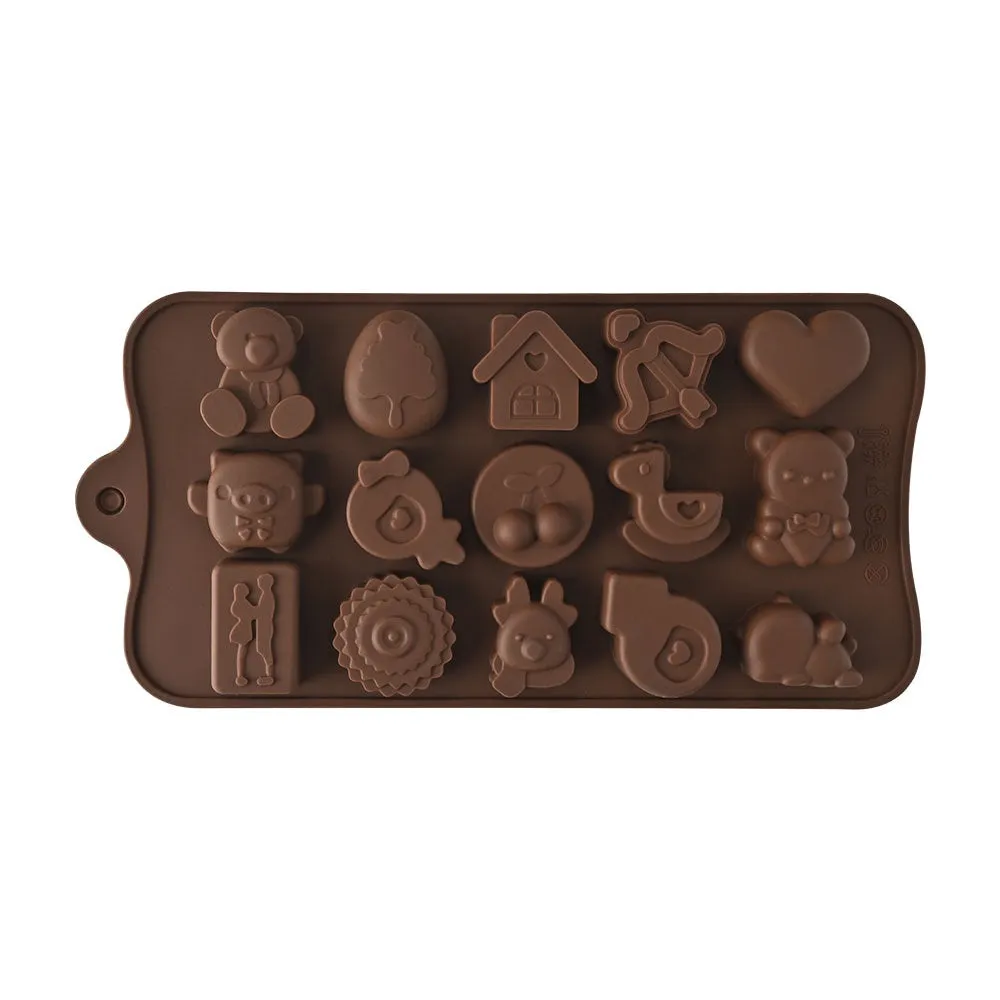 Mixed Shape Soap Mould 15 Bars