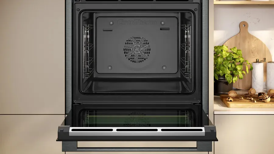 Neff B24CR31G0B N70 Built-in Electric Single Oven Graphite Grey