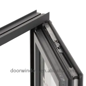 Newest product energy saving swing window d glazing commercial