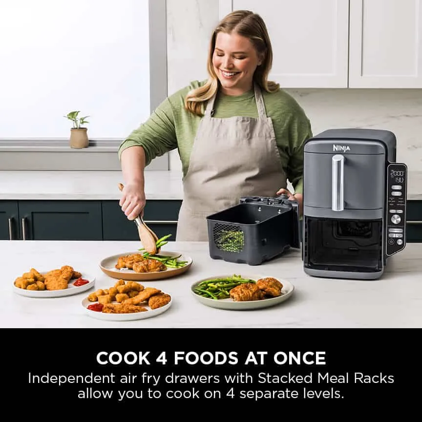 Ninja Double Stack XL 2 Drawer Air Fryer 9.5L | SL400UK